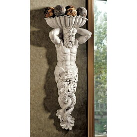 アトランティス海の神 ポセイドン壁彫像 西洋彫刻/壁装飾オーナメント インテリア 貴賓室VIPルーム スウィートR プレゼント贈り物（輸入品）
