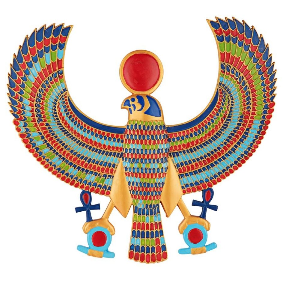 楽天市場古代エジプト 天空と太陽の神鳥 ホルス 壁掛け彫像 彫刻