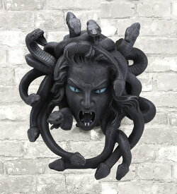 ギリシャ神話 ゴルゴンの女神 ヘビの頭髪を持った、メデューサ 壁彫刻 装飾インテリア置物/ 贈り物 プレゼント(輸入品)