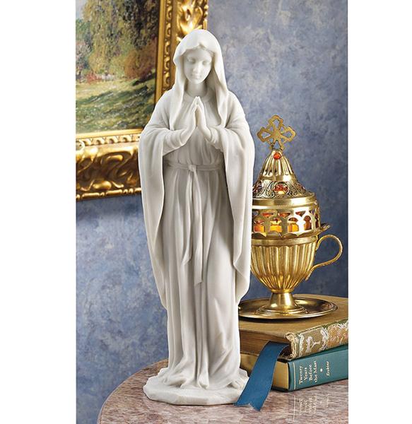 楽天市場】即納！セール！大理石風 聖母マリア像 彫像 彫刻高さ 約 