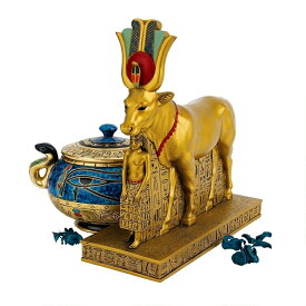 デザイン・トスカノ製 古代エジプトの聖なる雄牛像 アピス彫像 彫刻 エスニック ピラミッド ファラオ 焼き肉店 牛乳/ Apis, Sacred Bull of Egypt Statue（輸入品）