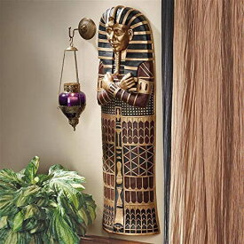 古代エジプト ツタンカーメン王の石棺の壁彫刻 彫像/ エスニック プレゼント 装飾インテリア（輸入品）