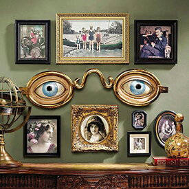 フォークアート19世紀アメリカ 眼鏡店（眼科医）の看板彫刻 彫像/ アメカジ アメリカンカフェ パブ 新店舗 開店祝い（輸入品）