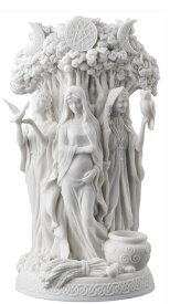 ケルト神話 トゥアハ・デ・ダナーン(ダーナ神族) のダヌ 三女神 大理石風 彫像 彫刻（輸入品）