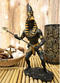 古代エジプト 戦争と天空の神 ホルス 置物 彫刻 彫像 オブジェ 天空の神 ウジャトの目 ファラオ 神の化身 ピラミッド ナイル 贈り物(輸入品