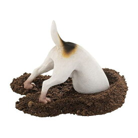 面白い！穴を掘る テリア 犬 （テレンス）彫像/ 面白グッズ キッチュ ガーデニング 芝生 園芸 庭園 砂場 新築祝い プレゼント贈り物（輸入品）