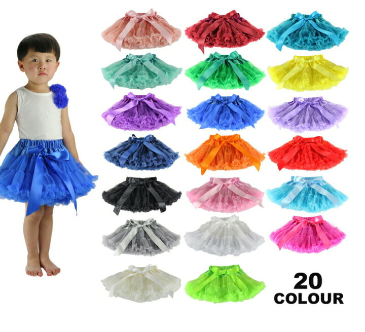 楽天市場 メール便送料無料１枚までチュチュ スカート キッズ パニエ キッズ チュチュスカート 子供 チュチュ スカート カラフルパニエ 上質 Romance