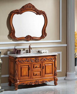 10/31まで最大20%お値引き!条件は要問い合わせ!~クラシック調洗面化粧台(鏡付)(幅:1200mm) KS-CD066B日本人スタッフが検品・メンテナンスを行います!