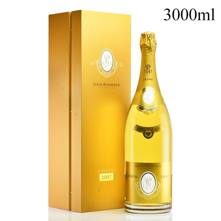 楽天市場】ルイ ロデレール クリスタル 2007 ジェロボアム 3000ml  