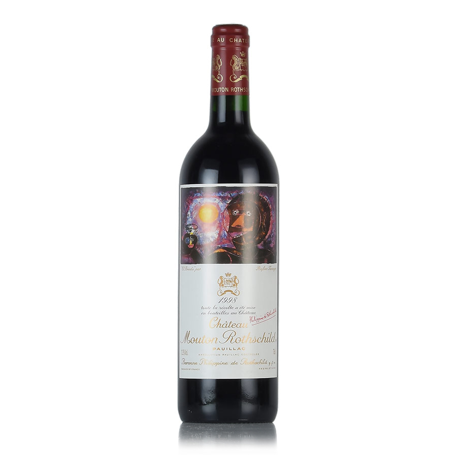 シャトー ムートン ロートシルト 1998 ロスチャイルド Chateau Mouton Rothschild フランス ボルドー  赤ワイン[のこり1本] | ロマネ ROMANEE