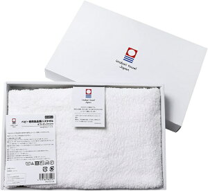 今治タオル ベビー用 高品質 バスタオル 80×80cm ギフトボックス入り 【 出産祝い プレゼント ギフト 赤ちゃん ベビー 湯上り タオル 】