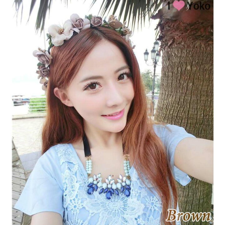 楽天市場】メール便送料無料 ヘッドドレス 花冠 花かんむり キッズ  