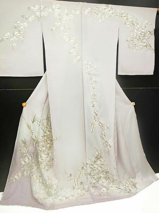 楽天市場】訪問着 手刺繍 正絹 豪華 花の丸 フォーマル 結婚式 入学式 