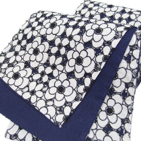 夏 半幅帯 麻 綿麻 小袋帯 日本製 木綿 レース リバーシブル 花 仕立て上がり カジュアル 浴衣 夏着物 白 黒 藍 d609