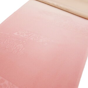 【訳あり】帯揚げ 帯上げ 帯あげ フォーマル 正絹 絹100% 単品 丹後ちりめん 縮緬 ピンク ぼかし 花 綸子 地紋 着物 訪問着 付下げ 色無地 結婚式 七五三 お宮参り 和装小物 袷 単衣 おしゃれ