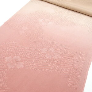 【訳あり】帯揚げ 帯上げ 帯あげ フォーマル 正絹 絹100% 単品 丹後ちりめん 縮緬 ベージュ ぼかし 紗綾形 花菱 綸子 地紋 着物 訪問着 付下げ 色無地 結婚式 七五三 お宮参り 和装小物 袷 単衣