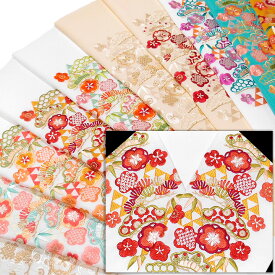 半襟 刺繍 半衿 振袖 成人式 三つ鱗 松 松竹梅 古典 日本製 白 赤 橙 黄 緑 水色 紫 クリーム 金 レディース 卒業式 袴姿 フォーマル シルエリー 送料無料 T 品番03501783 k940　Si