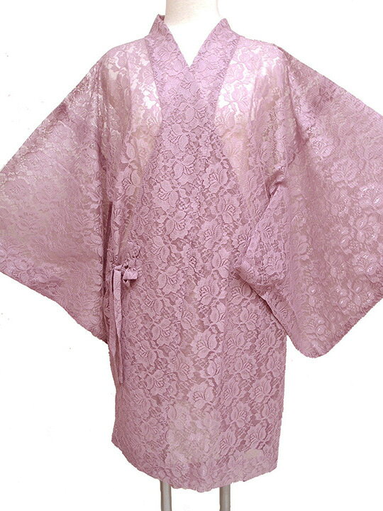 楽天市場】レースコート 道中着 羽織 単衣 花唐草 セミロング 日本製  