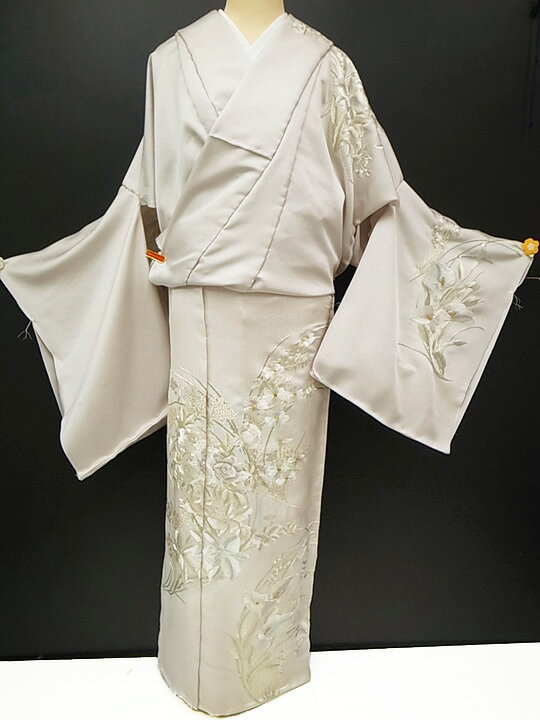 楽天市場】訪問着 手刺繍 正絹 豪華 洋花 花々 結婚式 フォーマル 結婚 