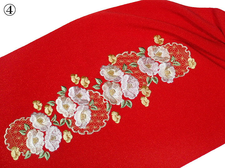 楽天市場】帯揚げ 刺繍 帯揚 振袖 成人式 椿 雪輪 麻の葉 花 古典柄 