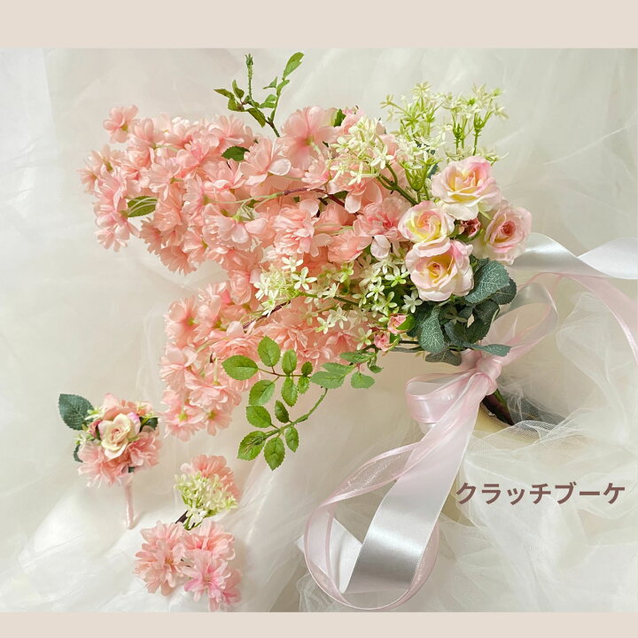 楽天市場】【桜 ブーケ】【胡蝶蘭ブーケ】5点 セット 八重桜 ピンク 