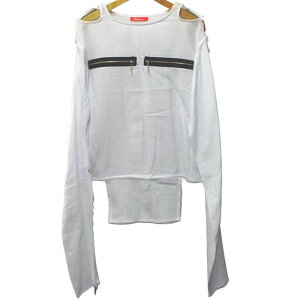 ROMANTIC NEUROSIS Muslin Top ZIP ���X���� W �K�[�[�V���c WHITE�y�p���N�z�yPUNK�z�y���}���`�b�N�m�C���[�[�y�V�s��X�z
