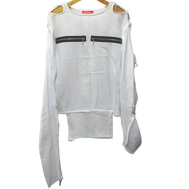 楽天市場】ROMANTIC NEUROSIS Muslin Top ZIP モスリン W ガーゼシャツ 