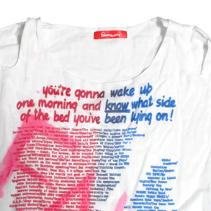 英国製 ROMANTIC NEUROSIS Muslin Top Shirt WHITE FAKE モスリン ガーゼシャツ 白 パンク PUNK ロマンチックノイローゼ店 ロマンチックノイローゼ店