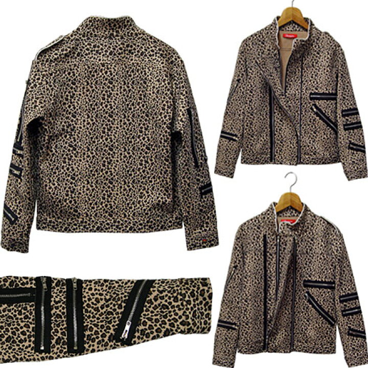 楽天市場】ROMANTIC NEUROSIS Leopard Exposed Zipper Jacket 豹柄 