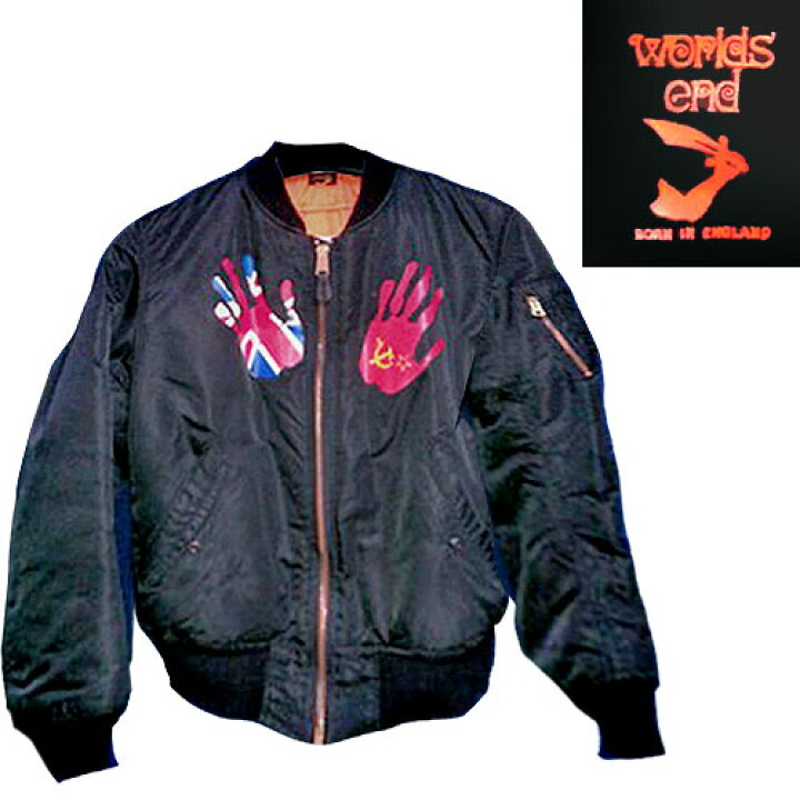 楽天市場】Worlds end MA-1 Bomber Jacket ワールズエンド ハンド  