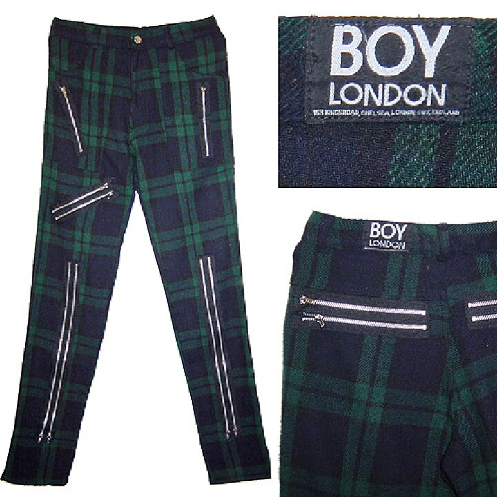 楽天市場】BOY LONDON VINTAGE ZIPボーイロンドン ZIPパンツ 緑 