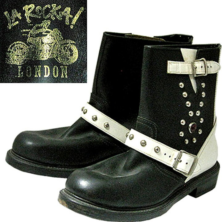 楽天市場】JOHNSONS LA ROCKA! VINTAGE ENGINEER BOOTS ジョンソンズ 