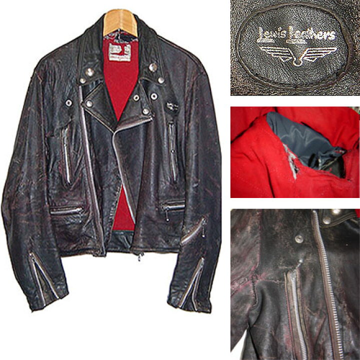 楽天市場 Lewis Leathers Lightning 70s Vintage ルイスレザー ライトニング レザージャケット ライダース 革ジャン 皮ジャン 中古 パンク Punk ロマンチックノイローゼ 楽天市場店 ロマンチックノイローゼ楽天市場店