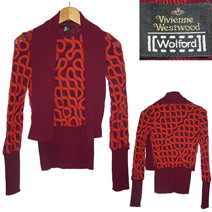 楽天市場】Vivienne Westwood × Wolford Squiggle Knit Top 