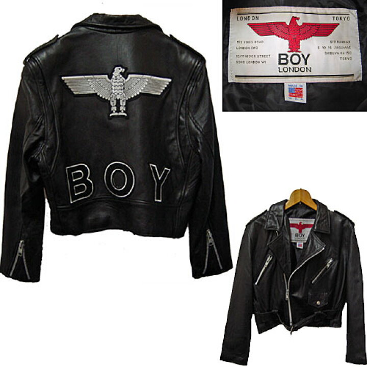 楽天市場】BOY LONDON VINTAGE ボーイロンドン レザージャケット 
