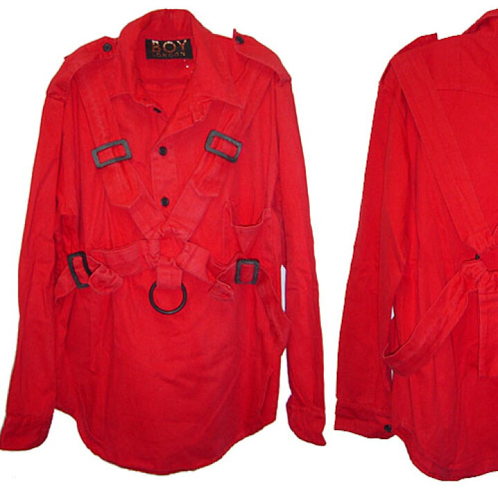 楽天市場】BOY LONDON VINTAGE 80s Bondage PARACHUTE SHIRT RED 