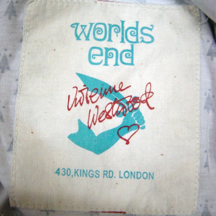 楽天市場】Vivienne Westwood Worlds End Pirate Squiggle Top 