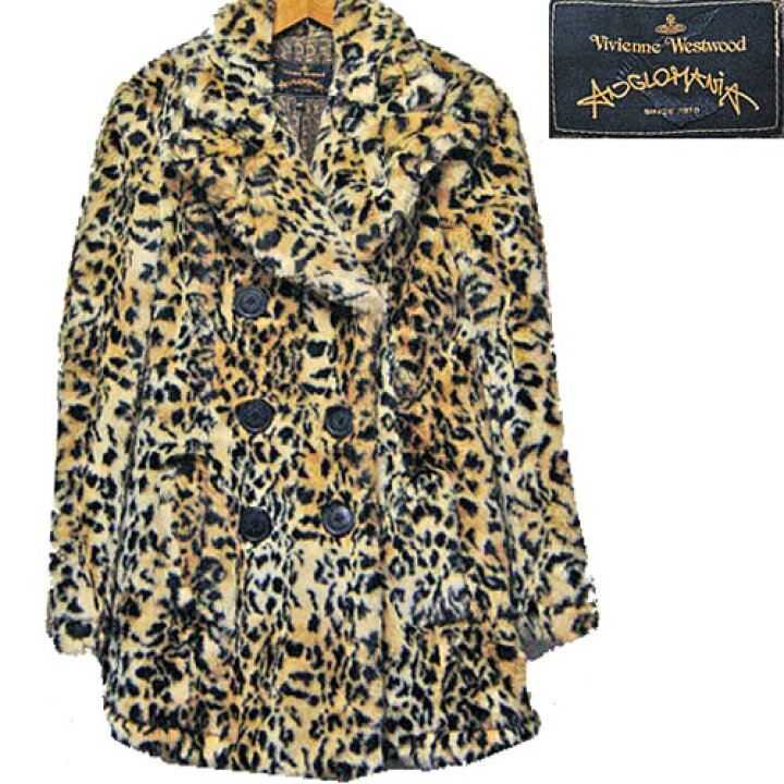 楽天市場】Vivienne Westwood Anglomania Leopard Faux Fur Coat 豹柄 