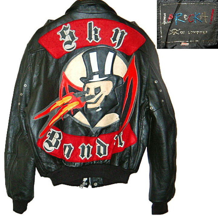 楽天市場】JOHNSONS LA ROCKA! VINTAGE Flying Jacket SKY BANDIT 