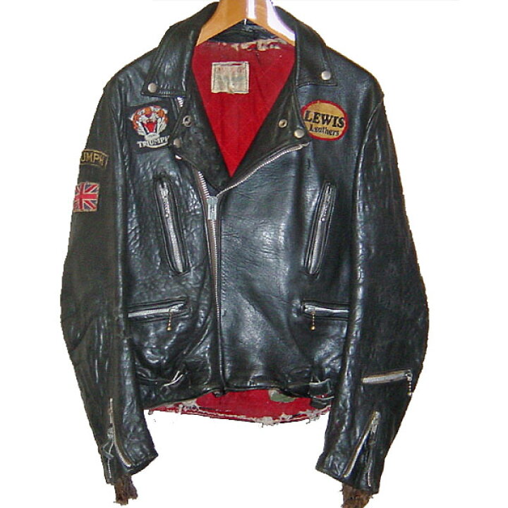 楽天市場】LEWIS LEATHERS LIGHTNING 60s〜70s VINTAGE ルイスレザー 