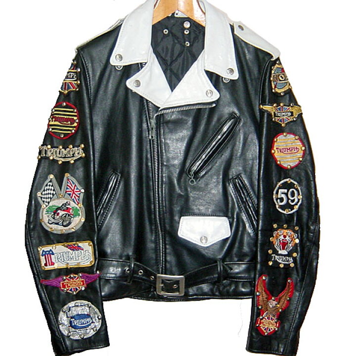 楽天市場】Schott Riders Jacket 618 Triumph Rockers Custom ショット 