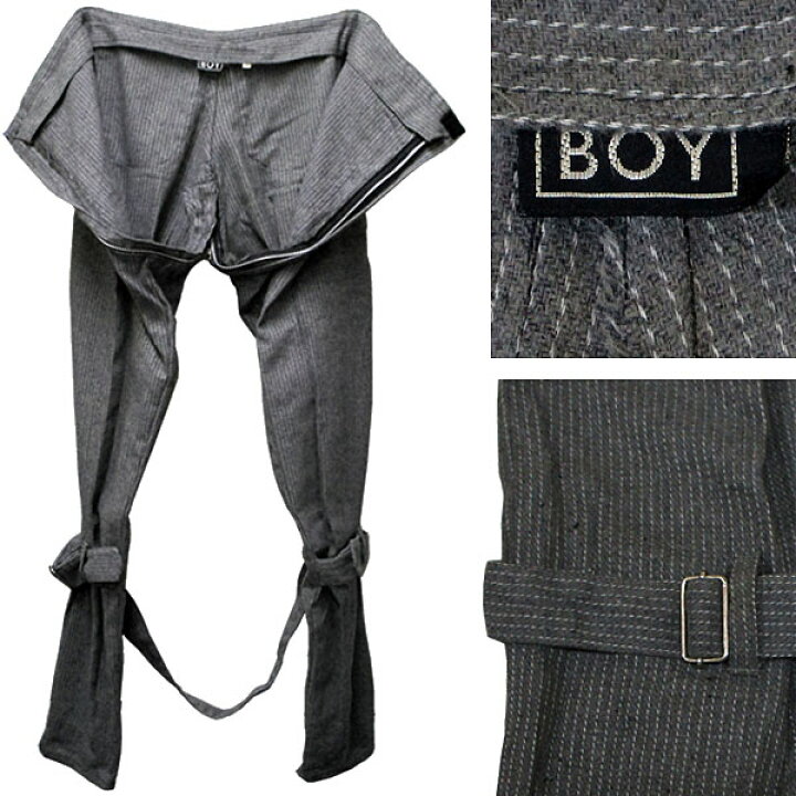 楽天市場】70s BOY（BOY LONDON）VINTAGE Bondage Pants Grey 