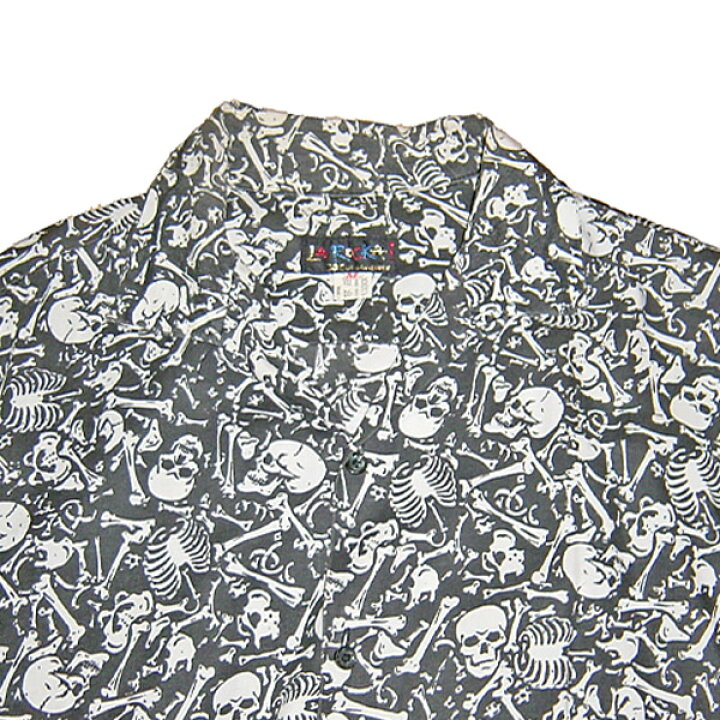 楽天市場】JOHNSONS LA ROCKA! VINTAGE All Over Bone Shirt ラロッカ 
