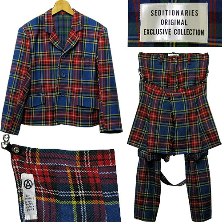 楽天市場】SEDITIONARIES ORIGINAL EXCLUSIVE COLLECTION タータン 