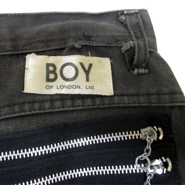 楽天市場】80s BOY（BOY OF LONDON）VINTAGE Zip Pants ボーイロンドン 