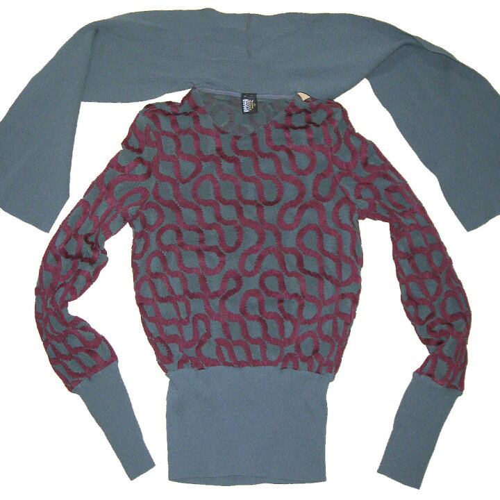 楽天市場】Vivienne Westwood × Wolford Squiggle Knit Top  