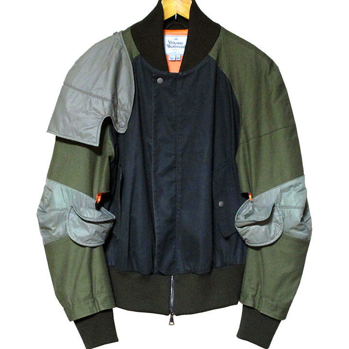楽天市場】Vivienne Westwood MAN ARMOUR Bomber Jacket ヴィヴィアン  
