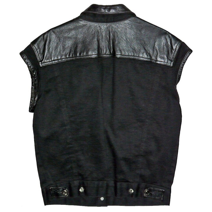 楽天市場】JOHNSONS LA ROCKA! VINTAGE Waistcoat Leather & Cotton 