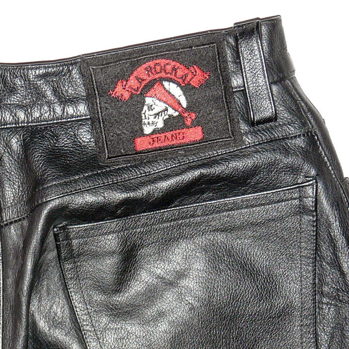 楽天市場】JOHNSONS LA ROCKA! VINTAGE Leather Jean Trousers 