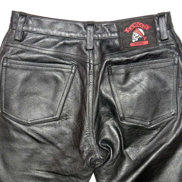 楽天市場】JOHNSONS LA ROCKA! VINTAGE Leather Jean Trousers 